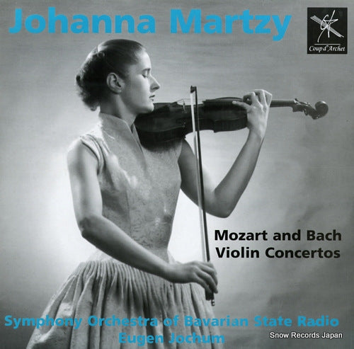 MARTZY, JOHANNA mozart and bach; violin concertos COUP002