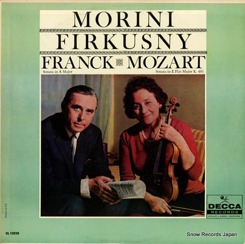 MORINI, ERICA, AND RUDOLF FIRKUSNY franck / mozart; sonatas for violin and piano DL10038