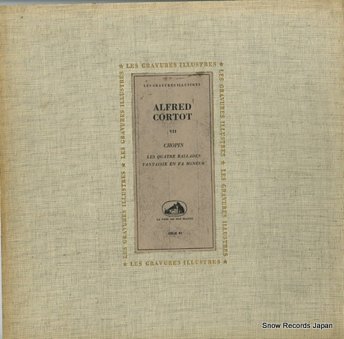CORTOT, ALFRED chopin; les quatre ballades COLH91