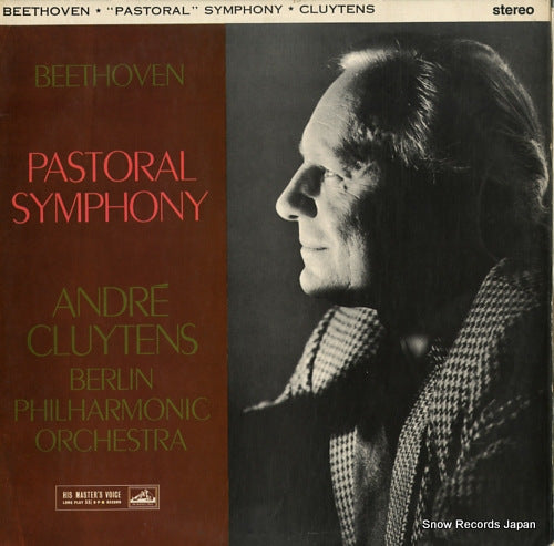 CLUYTENS, ANDRE beethoven; symphony no.6 "pastoral" ASD433