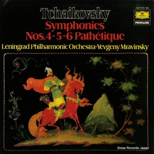 MRAVINSKY, YEVGENY tchaikovsky; symphonies nos.4, 5, 6 "pathetique" 2721184