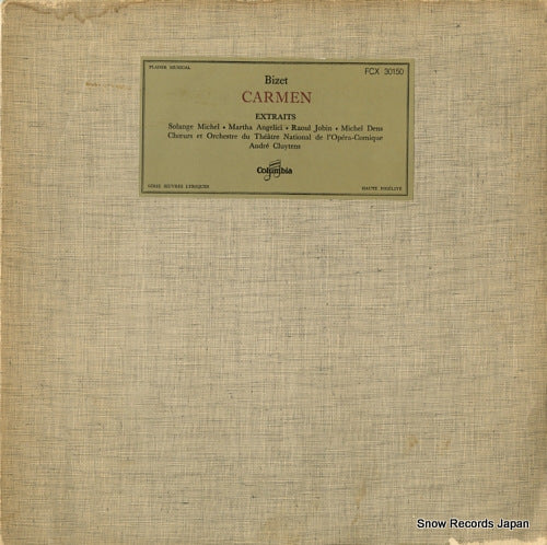 CLUYTENS, ANDRE bizet; carmen FCX30150