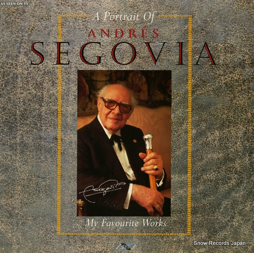 SEGOVIA, ANDRES a portrait of andre segovia SMR734