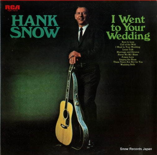 SNOW, HANK i went to your wedding RGP-1015