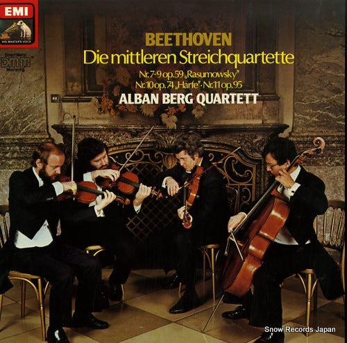 ALBAN BERG QUARTETT beethoven; die mittleren streichquartette 1C1571036003