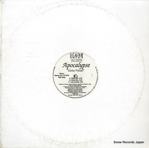 APOCALYPSE skills prevail / sex you VN-001