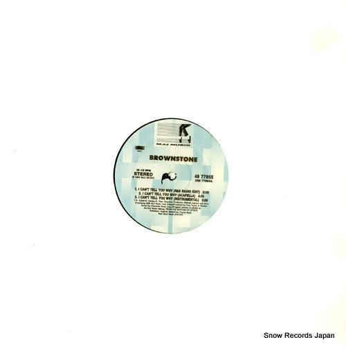 BROWNSTONE i can't tell you why / if you love me 4977865