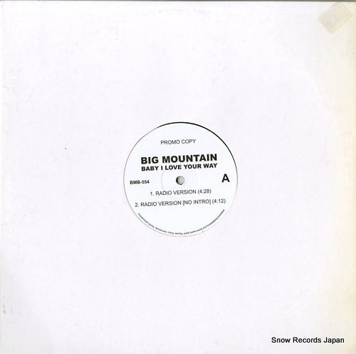 BIG MOUNTAIN baby i love your way BMB-554