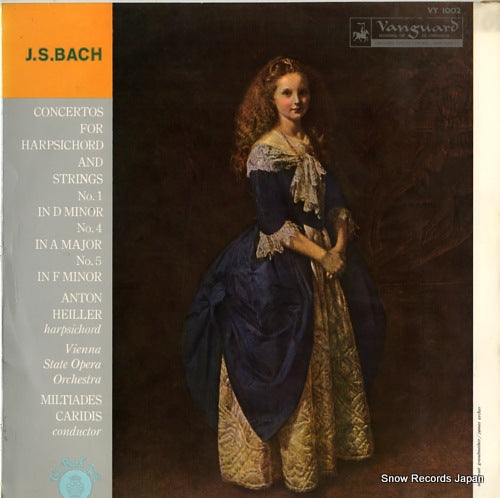 HEILLER, ANTON bach; concertos for harpsichord no.1, 4, 5 VY1002