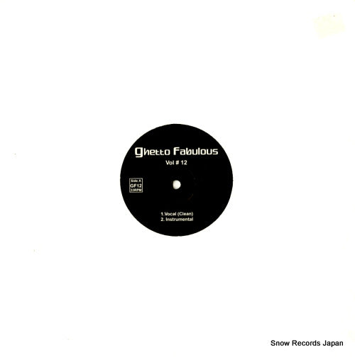 V/A ghetto fabulous vol #12 GF12