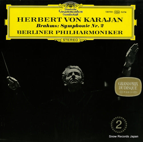 KARAJAN, HERBERT VON brahms; symphonie nr.2 138925