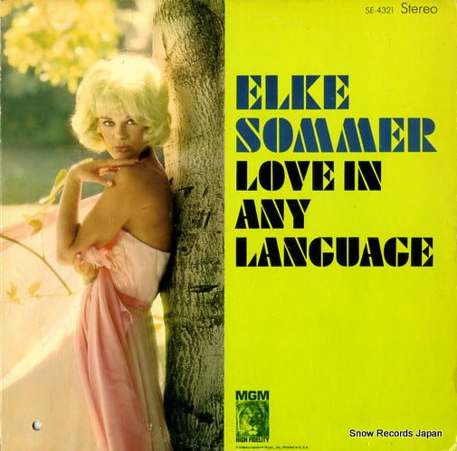 SOMMER, ELKE love in any language SE-4321