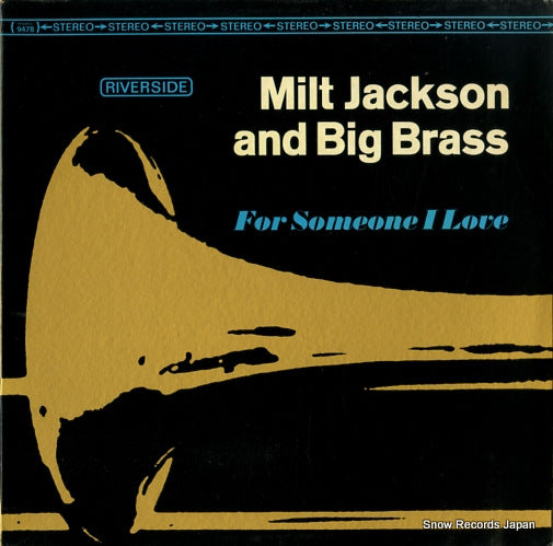 JACKSON, MILT for someone i love RS9478