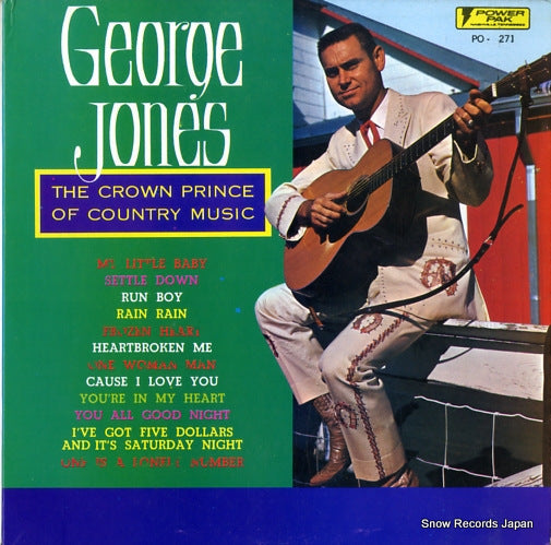 JONES, GEORGE the crown prince of country music PO-271