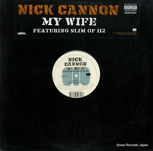 CANNON, NICK my wife B0007017-11