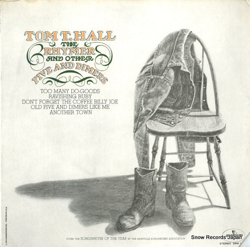 HALL, TOM T. the rhymer and other five and dimers SRM1-668