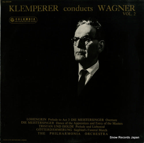 KLEMPERER, OTTO klemperer conducts wagner vol.2 OL-3226