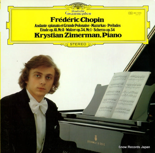 ZIMERMAN, KRYSTIAN chopin; andante spianato et grande polonaise MG1055