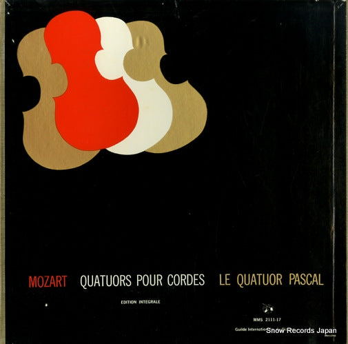LE QUATUOR PASCAL mozart; quatuors pour cordes MMS2111