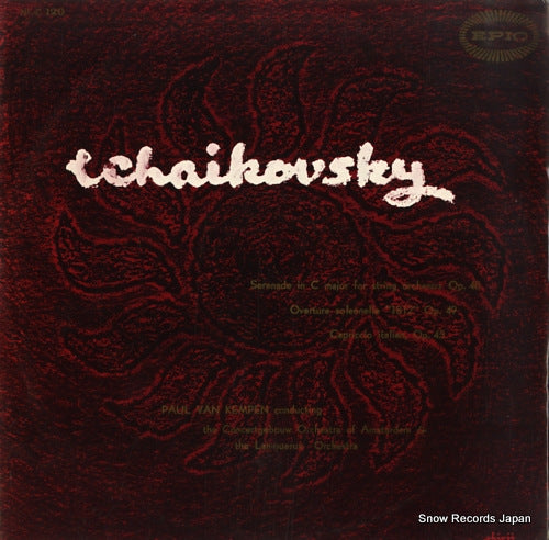 KEMPEN, PAUL VAN tchaikovsky; serenade for string orchestra NLC120