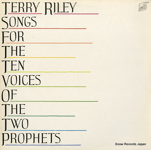 RILEY, TERRY songs for the ten voices of the two prophets KUCKUCK067