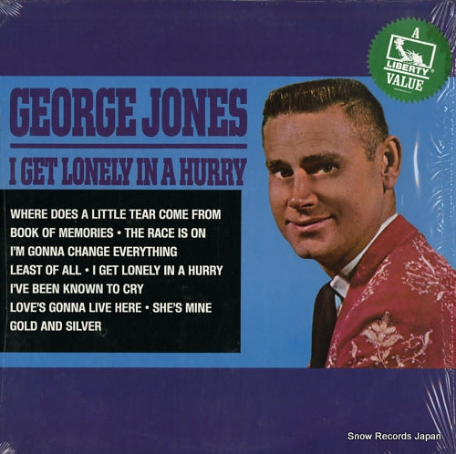 JONES, GEORGE i get lonely in a hurry LN-10168