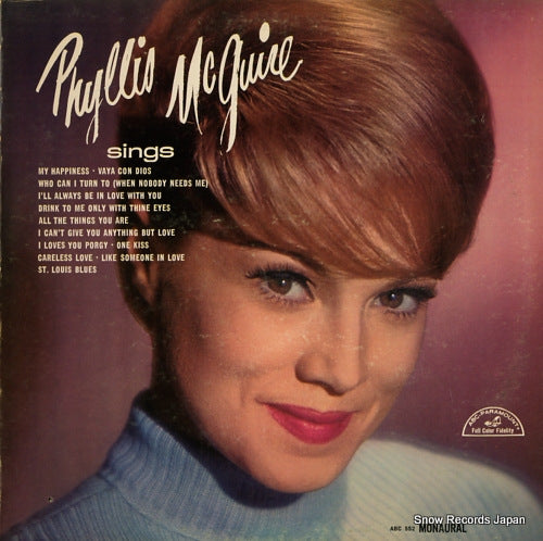 MCGUIRE, PHYLLIS phyllis mcguire sings ABC-552