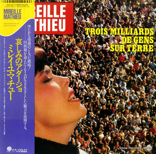 MATHIEU, MIREILLE troes milliards de gens sur terre SUX-235-V