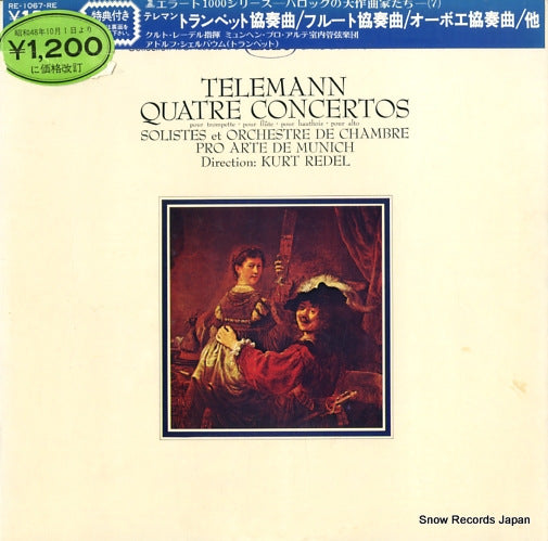 REDEL, KURT telemann; quatre concertos RE-1067-RE