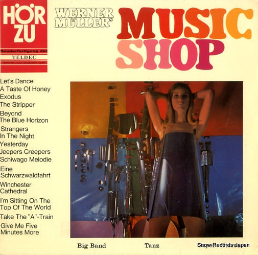 MULLER, WERNER music shop SHZT556