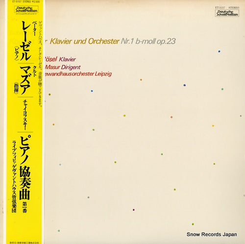 ROSEL, PETER tschaikowski; konzert fur klavier und orchester nr.1 b-moll op.23 ET-5157