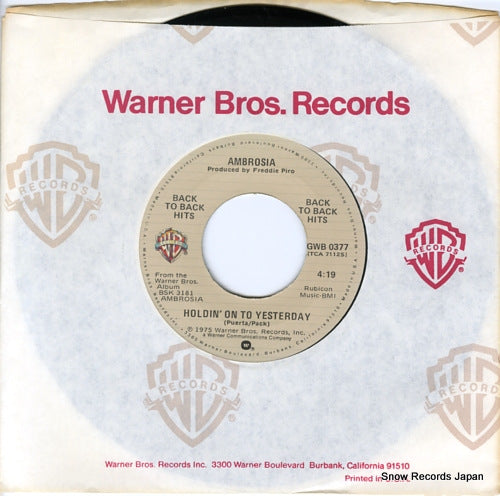 AMBROSIA holdin' on to yesterday GWB-0377