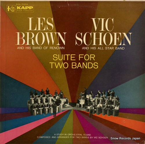 BROWN, LES / VIC SCHOEN suite for two bands KDL-7003