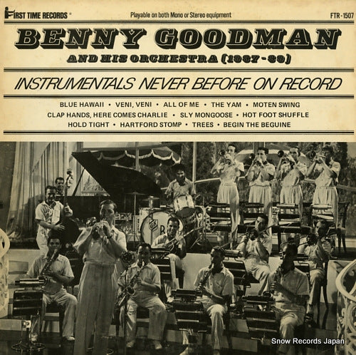 GOODMAN, BENNY 1937-39 instrumentals never before on records FTR-1507