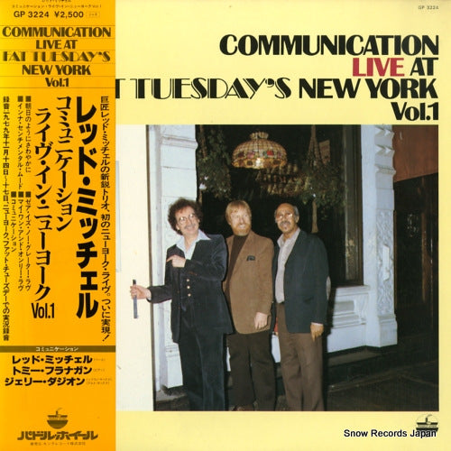 MITCHELL, RED communication live at fat tuesdas's new york vol.1 GP3224