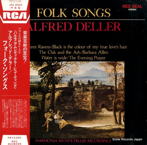DELLER, ALFRED folk songs JRZ-2024