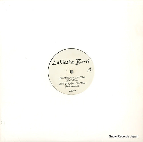 BERRI, LAKIESHA like this and like that LB001