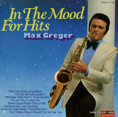 GREGER, MAX in the mood for hits 2371465