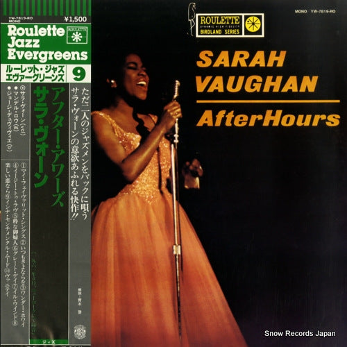 VAUGHAN, SARAH after hours YW-7819-RO