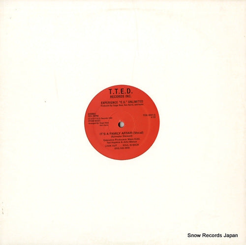 EXPERIENCE "E.U." UNLIMITED it's a family affair TDE-3021