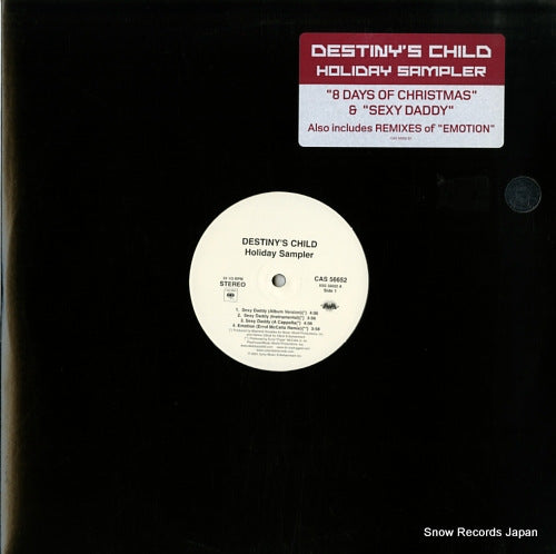 DESTINY'S CHILD holiday sampler CAS56652