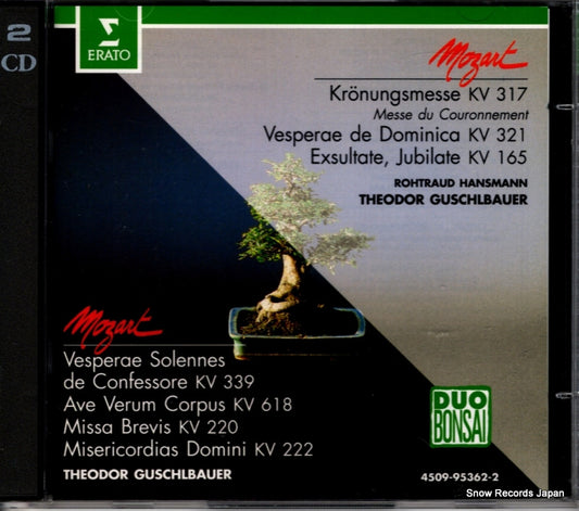 GUSCHLBAUER, THEODOR mozart; kronungsmesse kv 317 4509-95362-2