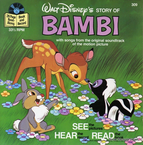 WALT DISNEY story of bambi DISNEYLAND309