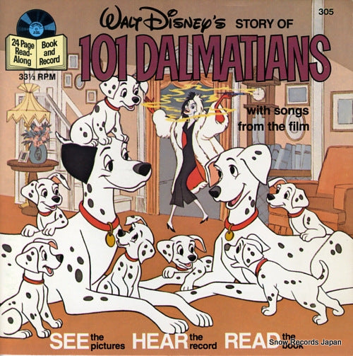 WALT DISNEY story of 101 dalmatians DISNEYLAND305