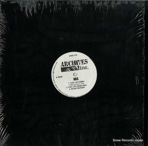 NAS fast life (remix) / life's a bitch (remix) ARC-778