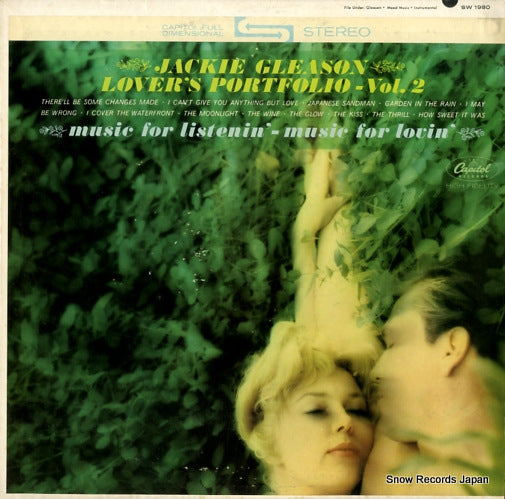 GLEASON, JACKIE lover's portfolio SW1980