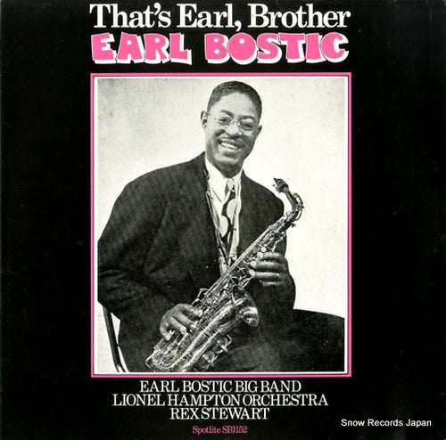 BOSTIC, EARL that's earl, brother SPJ152