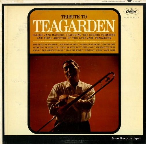 TEAGARDEN, JACK tribute to teagarden T2076