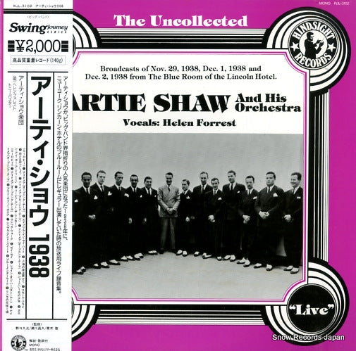 SHAW, ARTIE artie shaw and his orchestra RJL-3102