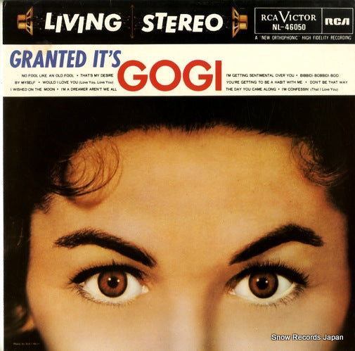 GRANT, GOGI granted it's gogi NL-46050